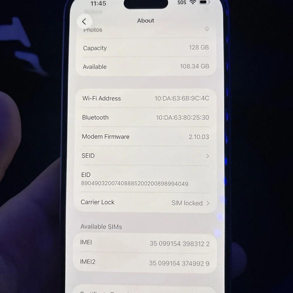 iPhone 16 Plus 128GB Ultramarine LOCKED TO CRICKET
